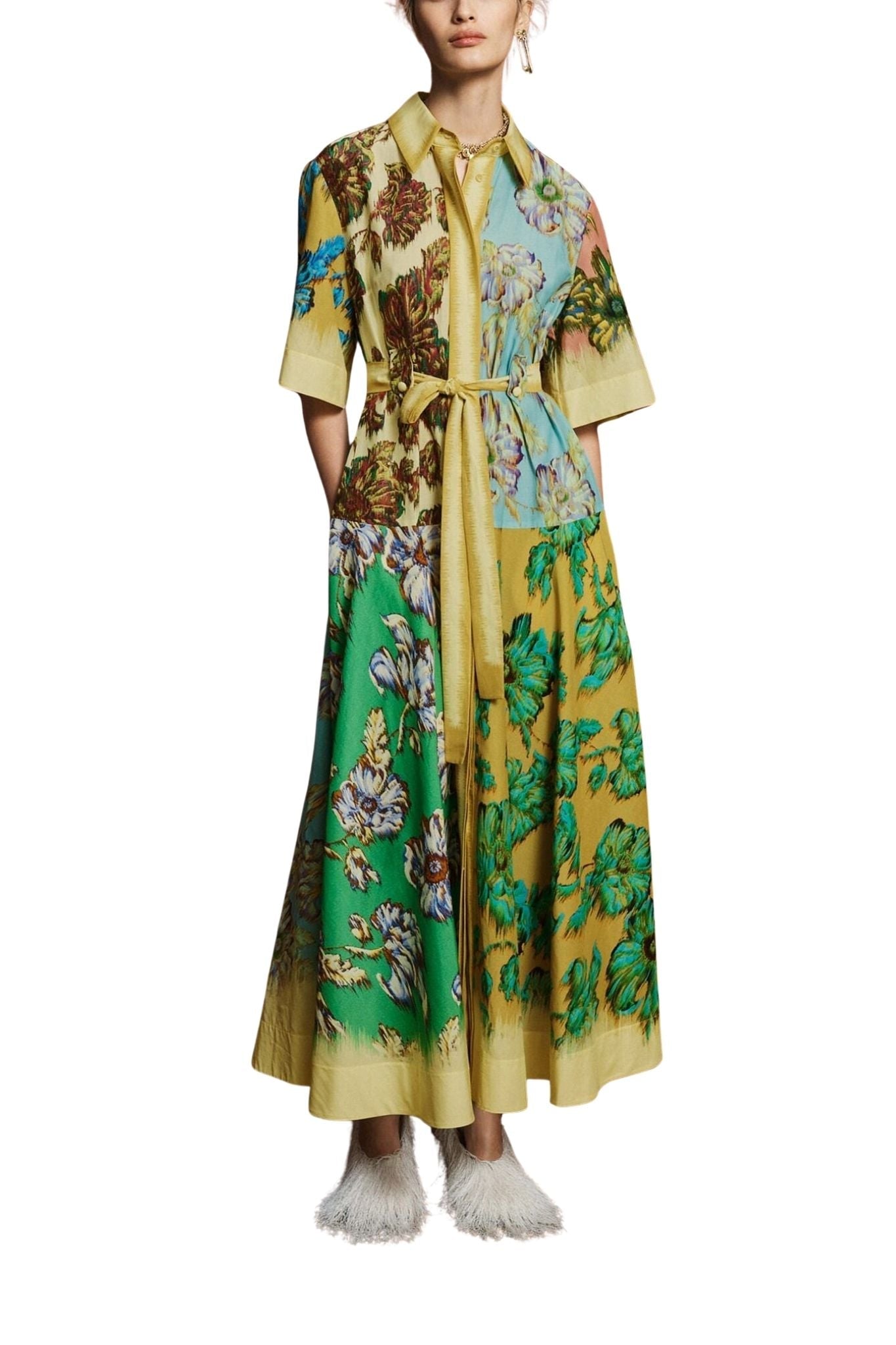 Alemais Jerry Shirtdress - Vermillion