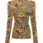 Alemais Joanna Ruched Top - Vermillion