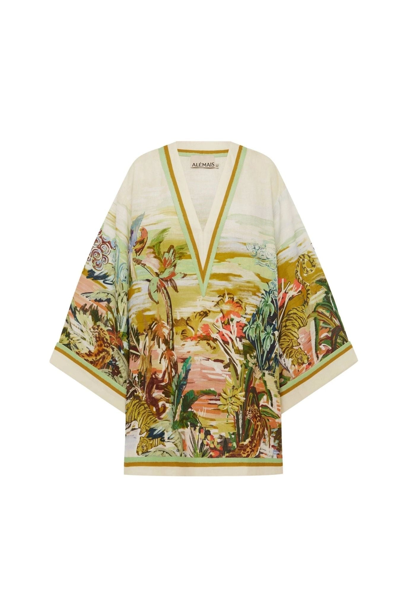 Alemais Jungle Boogie Mini Dress - Vermillion