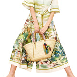 Alemais Jungle Boogie Shirtdress - Vermillion