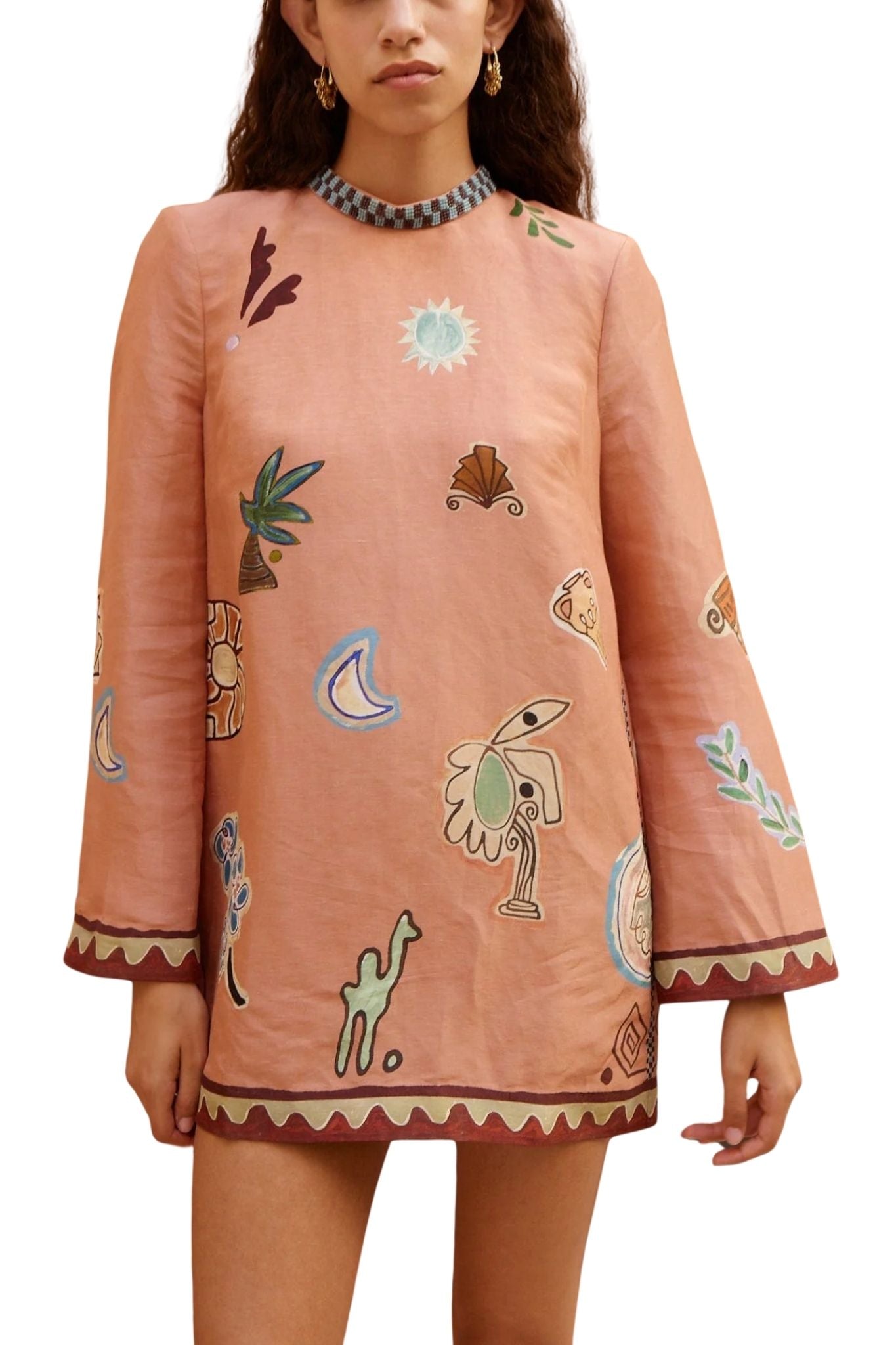 Alemais Laurence Mini Dress - Vermillion