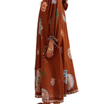 Alemais Laurence Tie Front Shirtdress - Vermillion