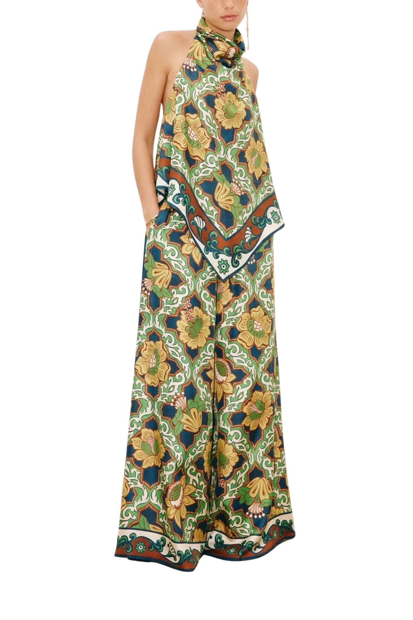 Alemais Liana Silk Top - Vermillion