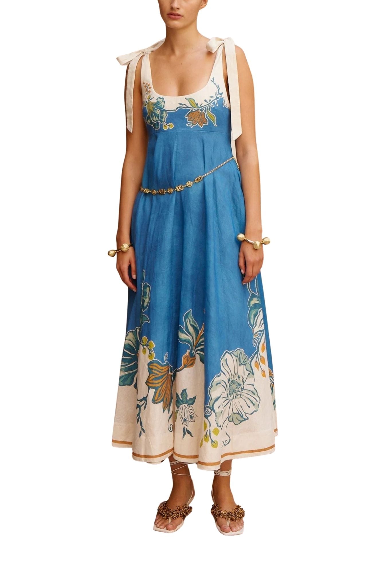 Alemais Luda Ballet Sundress - Vermillion