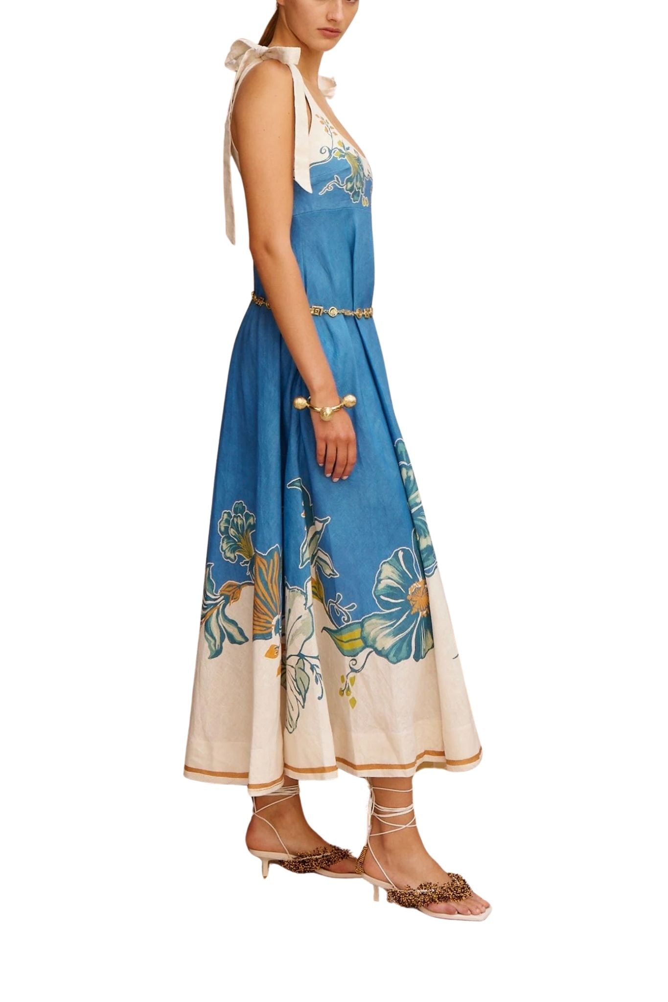 Alemais Luda Ballet Sundress - Vermillion