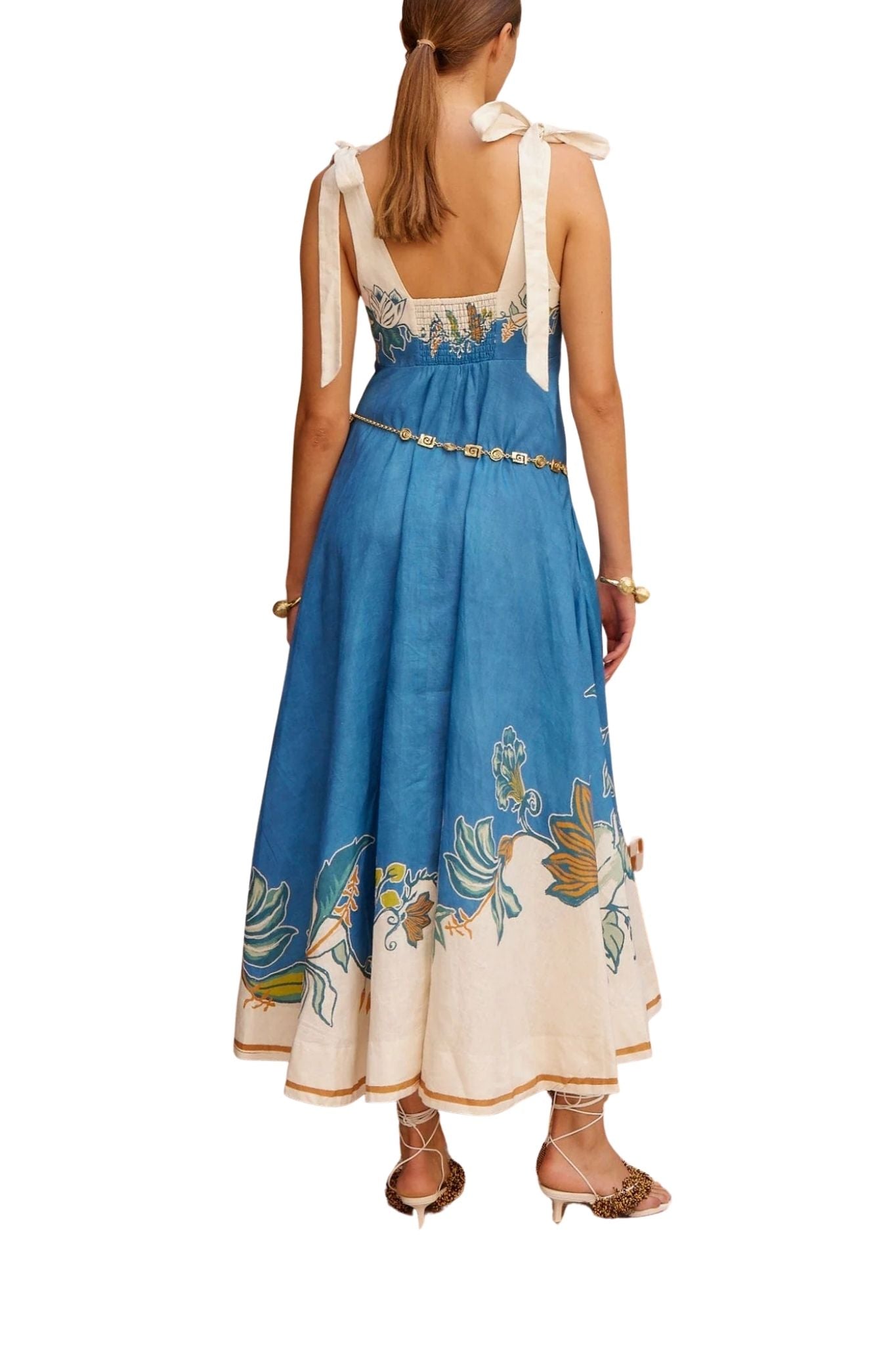 Alemais Luda Ballet Sundress - Vermillion