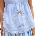 Alemais Maizy Embroidered Cami Top - Vermillion