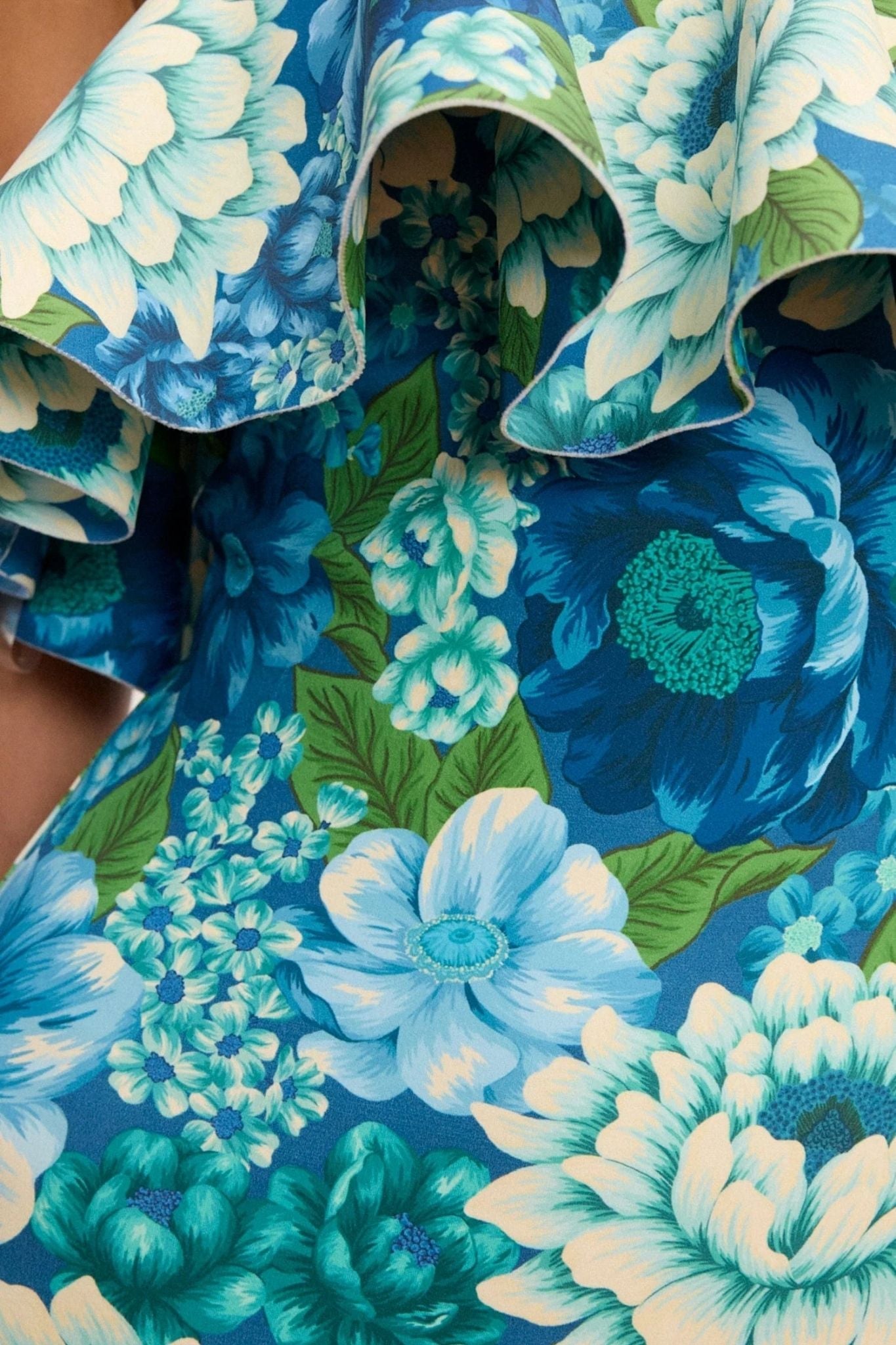 Alemais Margo Ruffle One Piece - Vermillion