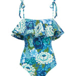 Alemais Margo Ruffle One Piece - Vermillion