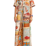 Alemais Michelle Silk Pant - Vermillion