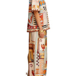 Alemais Michelle Silk Pant - Vermillion