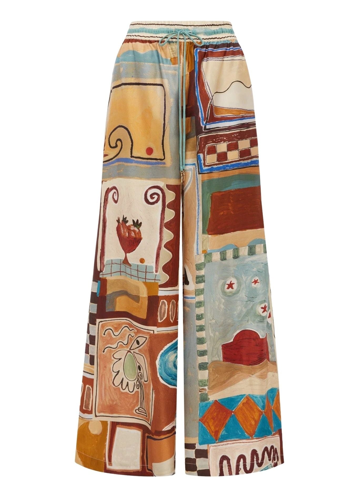 Alemais Michelle Silk Pant - Vermillion