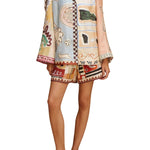 Alemais Michelle Silk Shirt - Vermillion