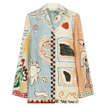 Alemais Michelle Silk Shirt - Vermillion