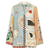 Alemais Michelle Silk Shirt - Vermillion