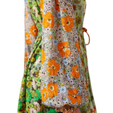 Alemais Orange Blossom Spliced Mini Dress - Vermillion