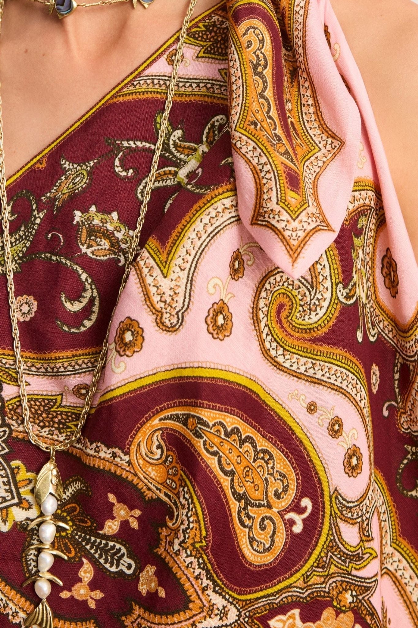 Alemais Porter Midi Dress - Vermillion