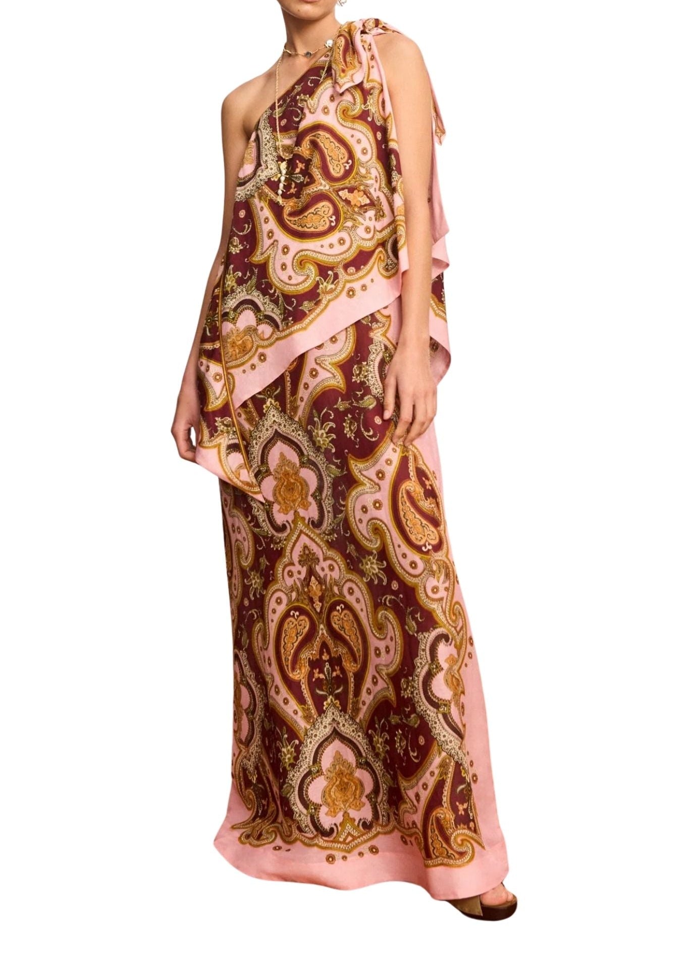 Alemais Porter Midi Dress - Vermillion