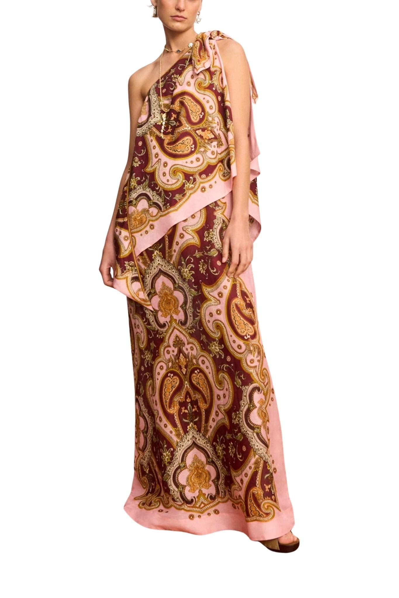 Alemais Porter Midi Dress - Vermillion