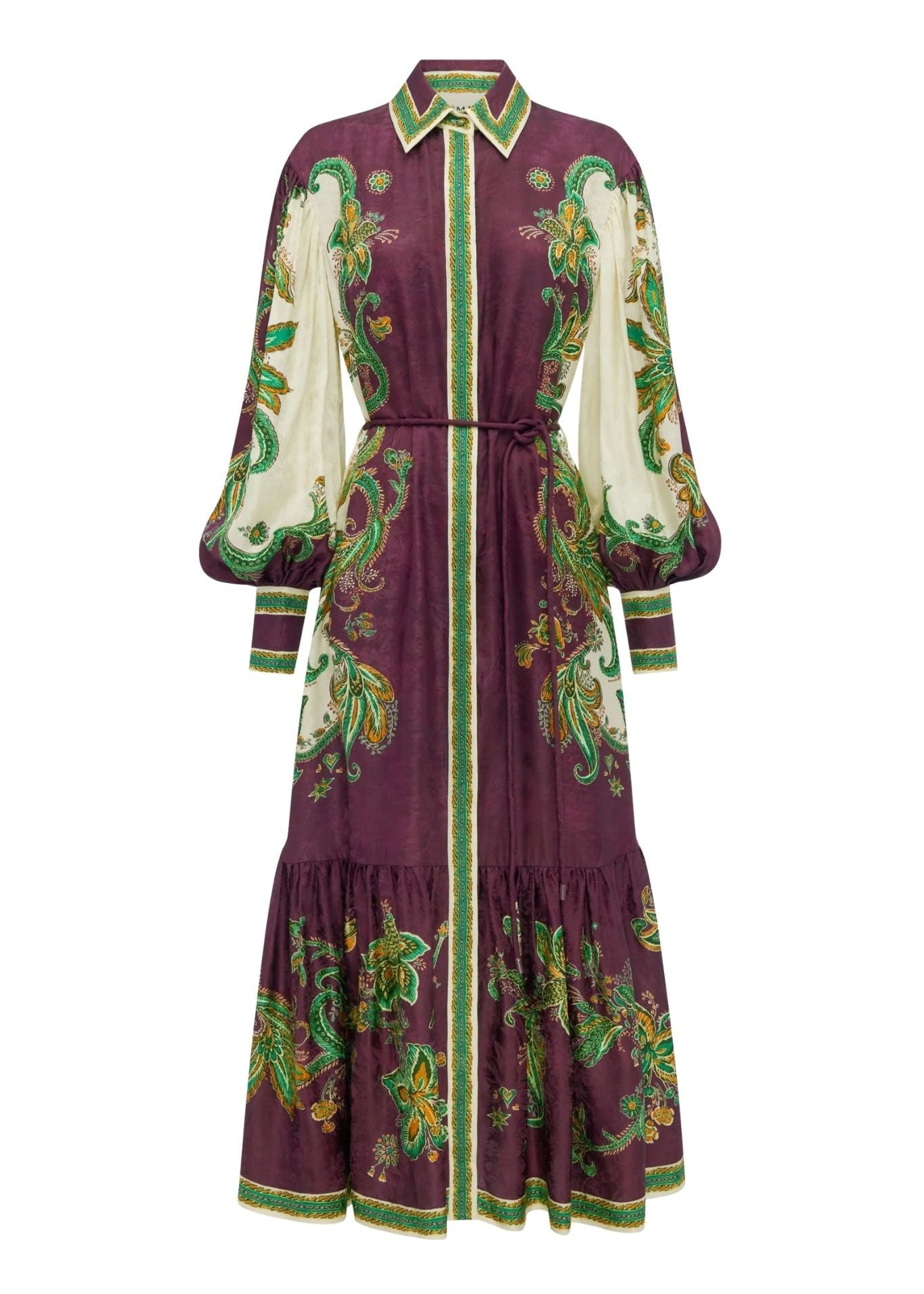 Alemais Ruthie Shirtdress - Vermillion