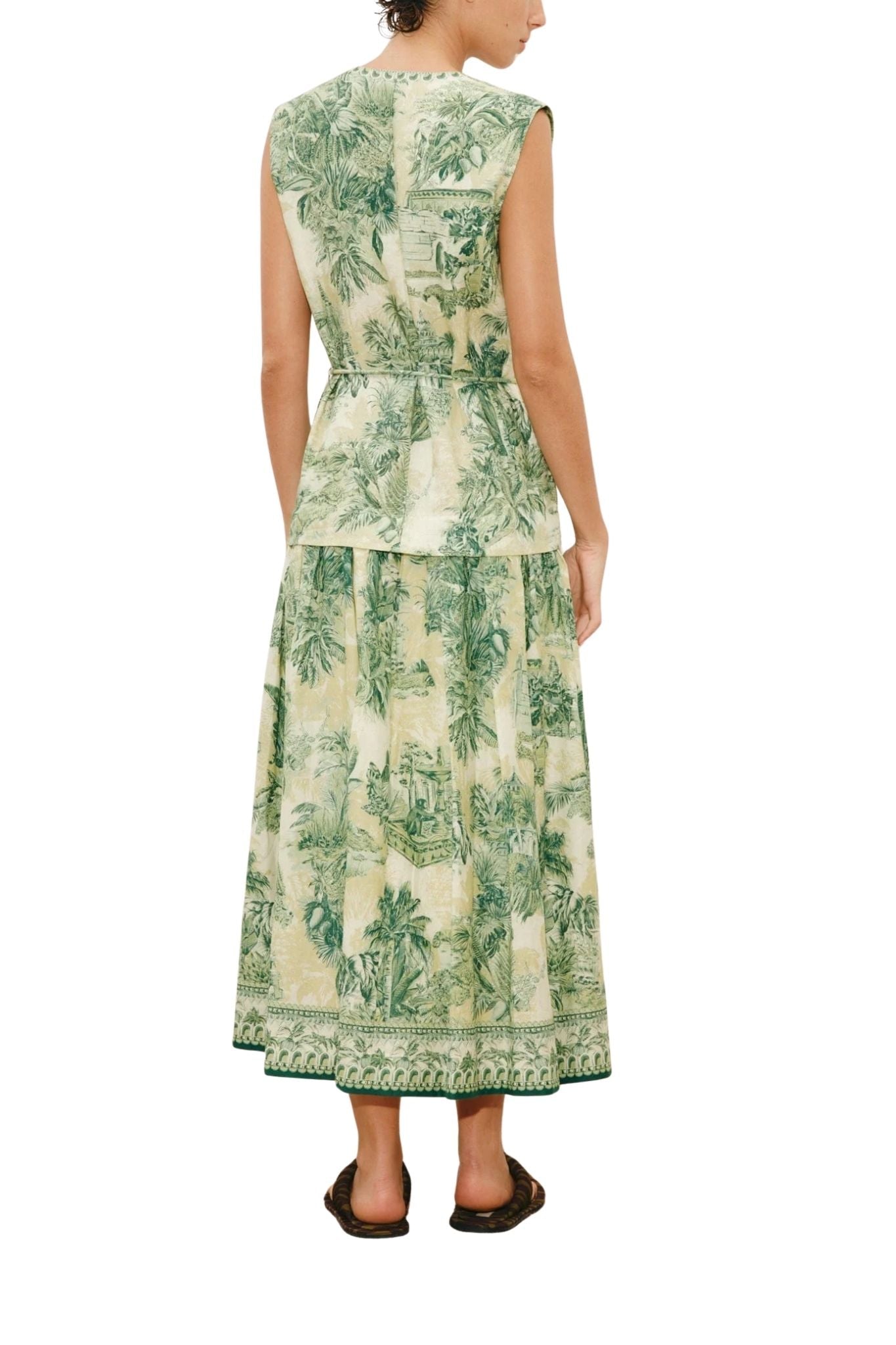 alemais sage midi dress Buy ALEMAIS Almais Sage Floral Midi Dress - Green At 30% Off