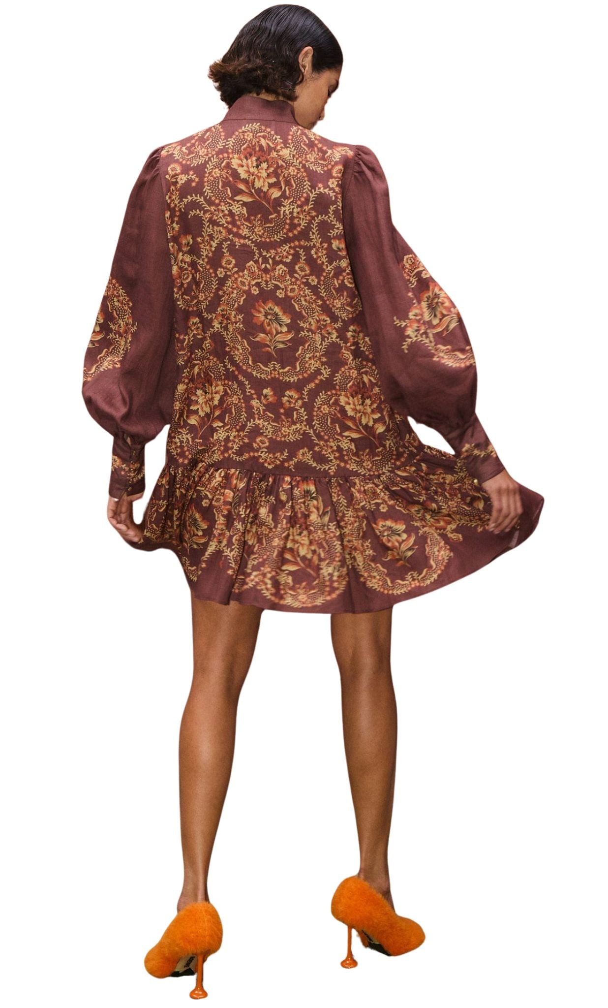 Alemais Seraphina Mini Dress - Vermillion