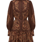 Alemais Seraphina Mini Dress - Vermillion