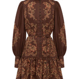 Alemais Seraphina Mini Dress - Vermillion