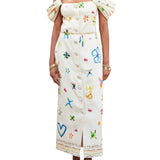 Alemais Sidi Midi Dress - Vermillion