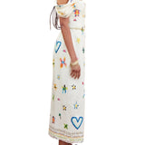 Alemais Sidi Midi Dress - Vermillion