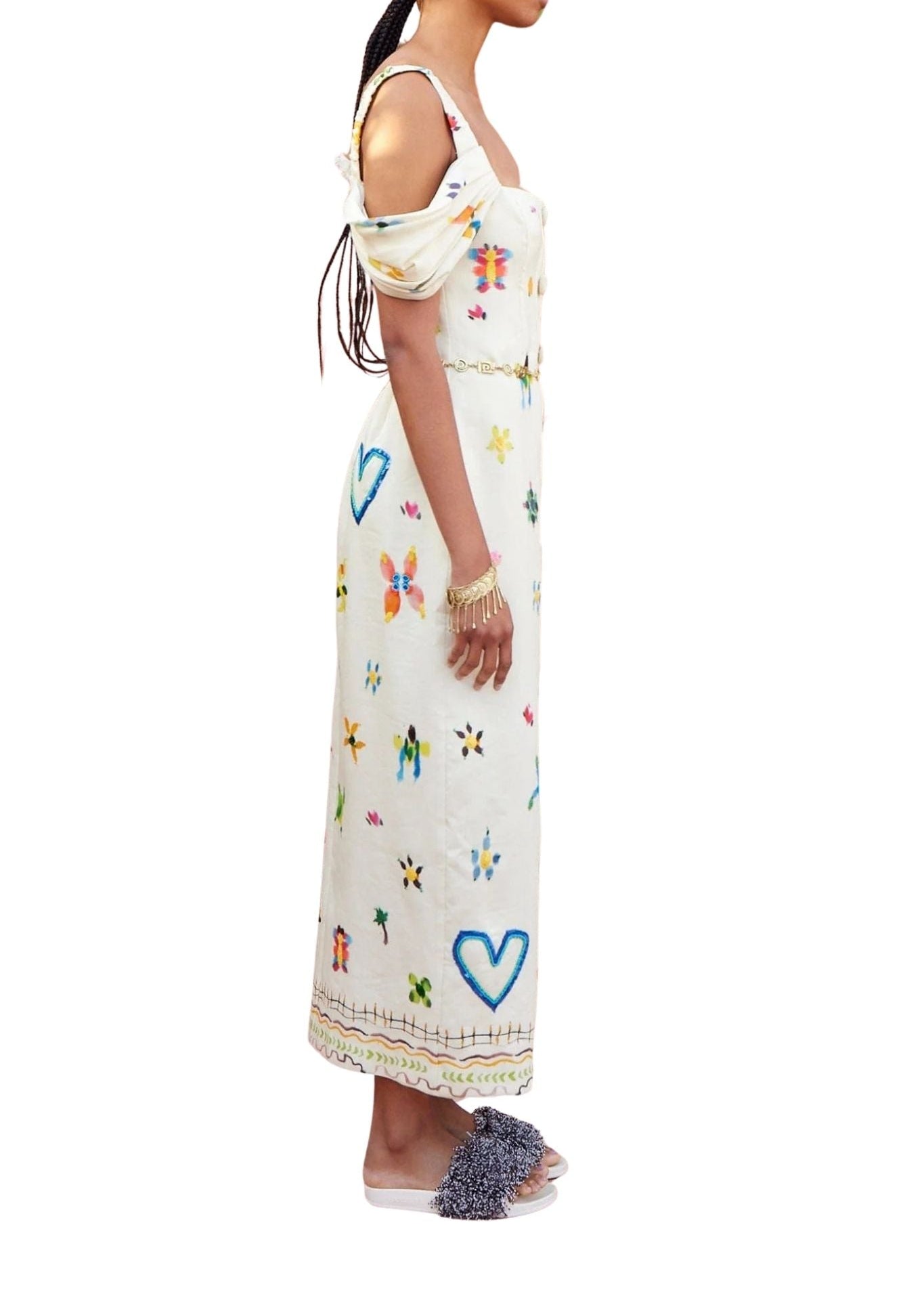 Alemais Sidi Midi Dress - Vermillion