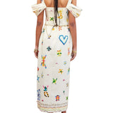 Alemais Sidi Midi Dress - Vermillion