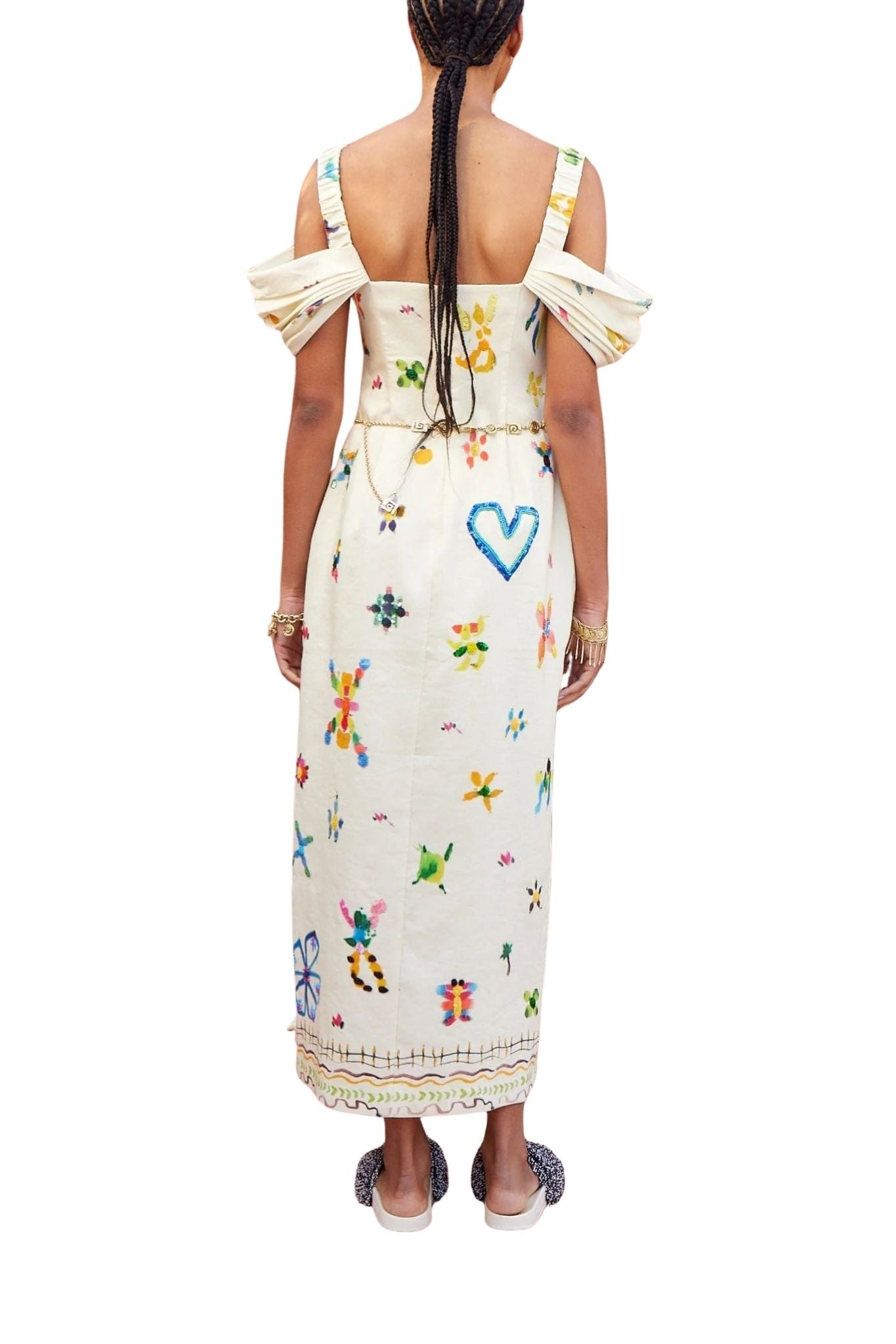 Alemais Sidi Midi Dress - Vermillion