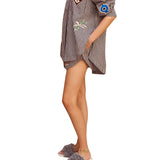 Alemais Sirocco Embroidered Shirt - Vermillion