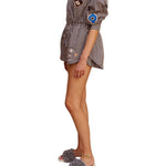 Alemais Sirocco Embroidered Short - Vermillion