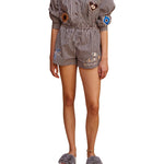 Alemais Sirocco Embroidered Short - Vermillion