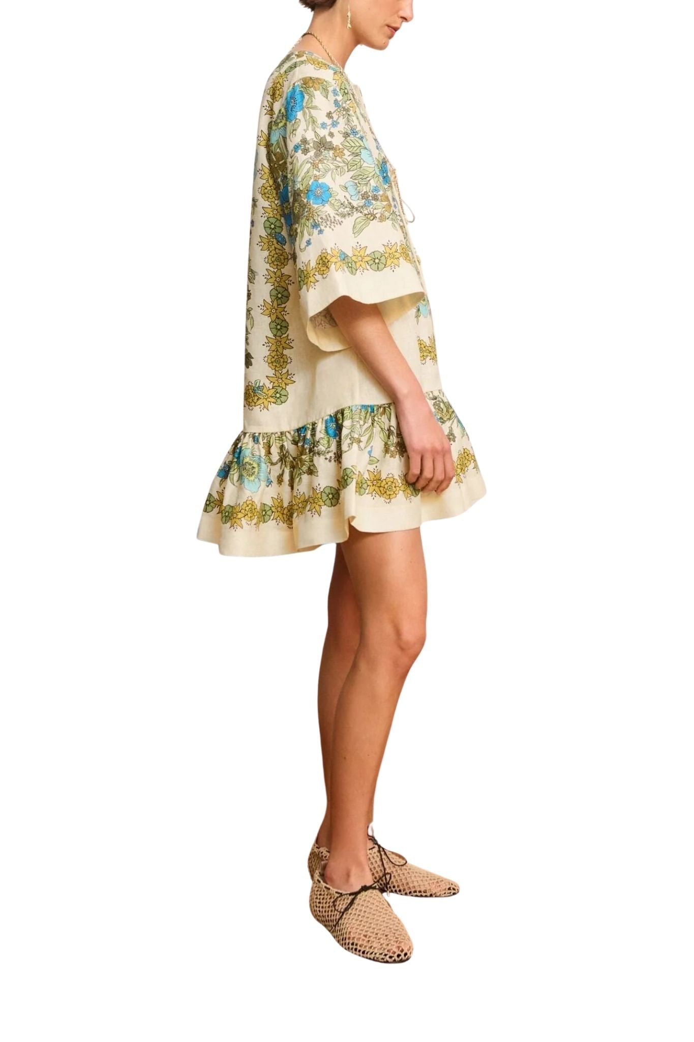 Alemais Sophia Mini Dress - Vermillion