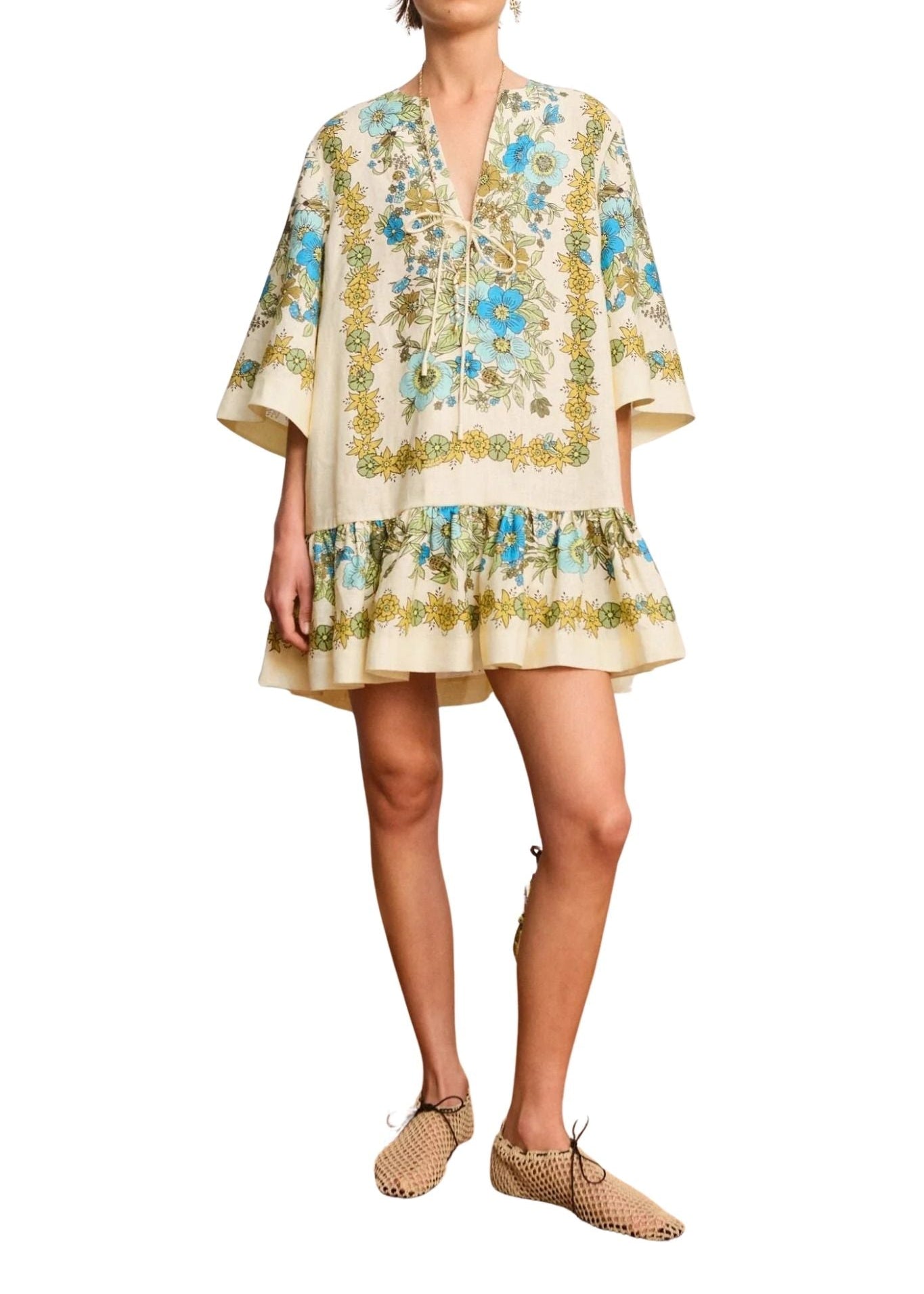 Alemais Sophia Mini Dress - Vermillion