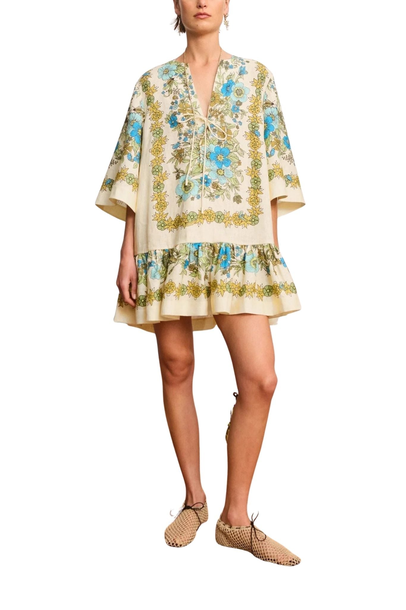 Alemais Sophia Mini Dress - Vermillion