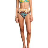 Alemais Splice High Waist Brief - Vermillion