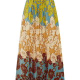 Alemais Splice Midi Skirt - Vermillion