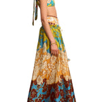 Alemais Splice Scoop Neck Top - Vermillion