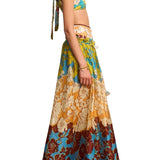 Alemais Splice Scoop Neck Top - Vermillion