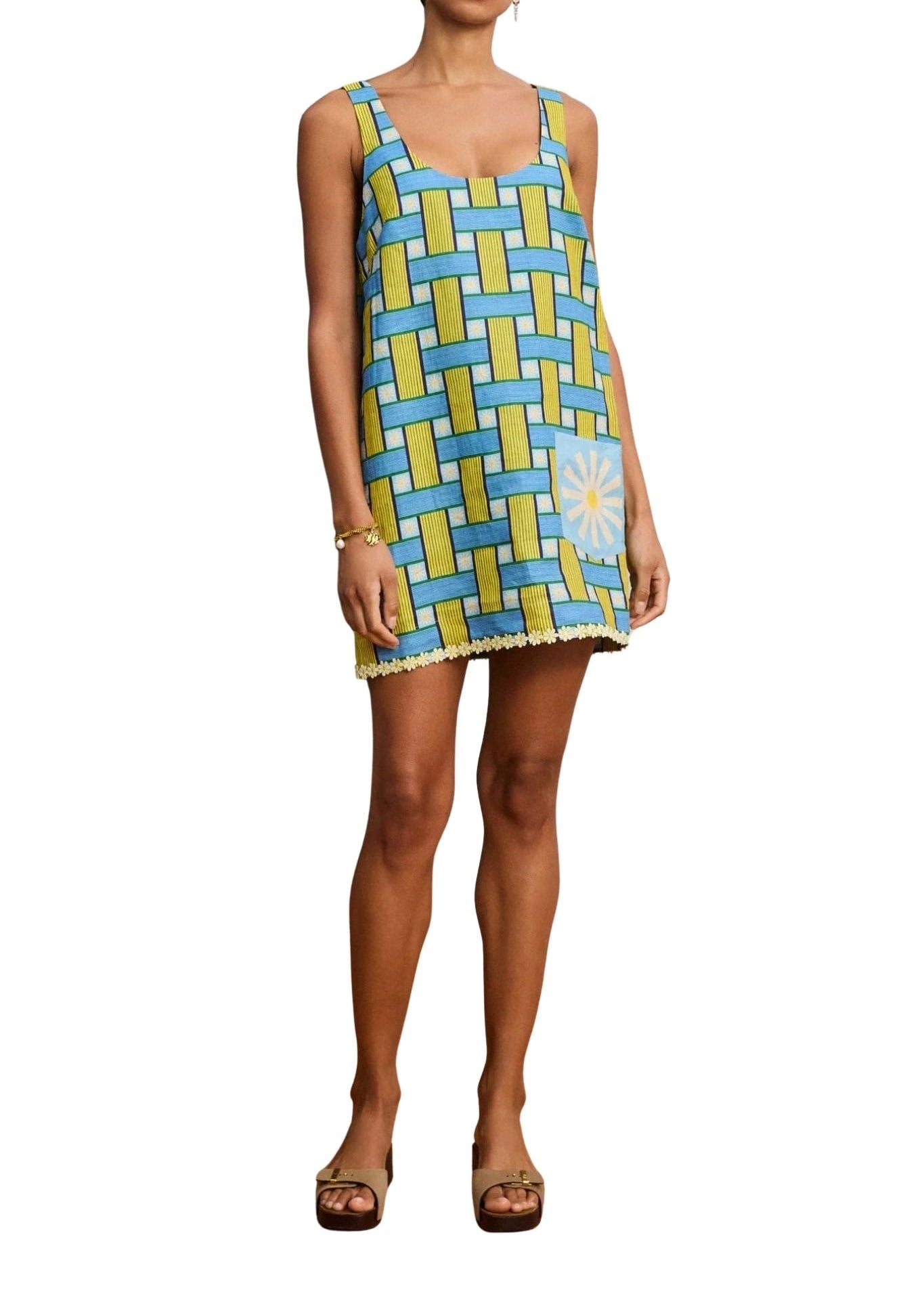 Alemais Sunlounge Mini Dress - Vermillion