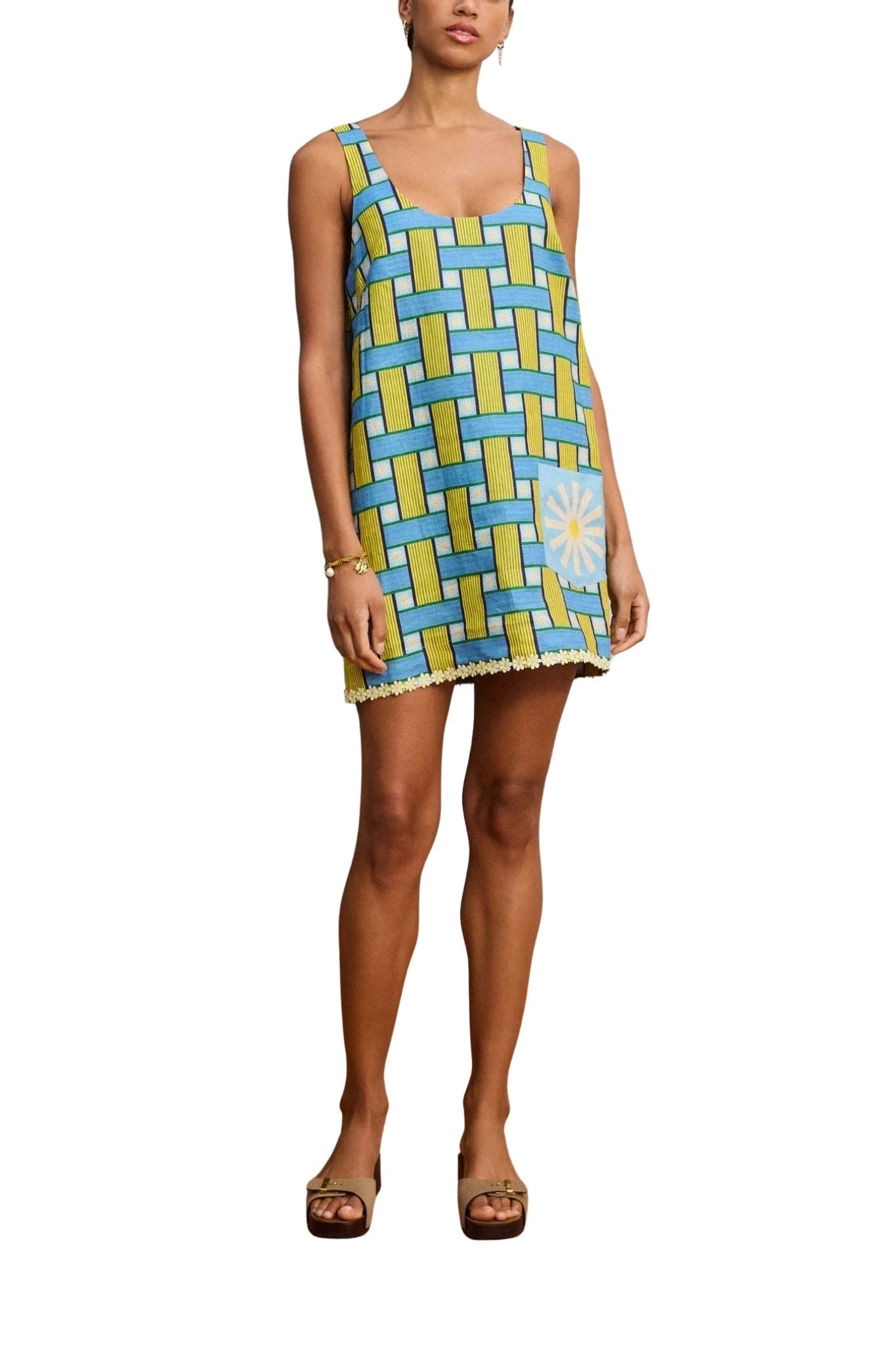 Alemais Sunlounge Mini Dress - Vermillion
