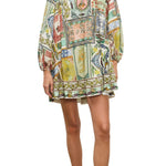 Alemais Tommasina Mini Dress - Vermillion