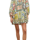 Alemais Tommasina Mini Dress - Vermillion