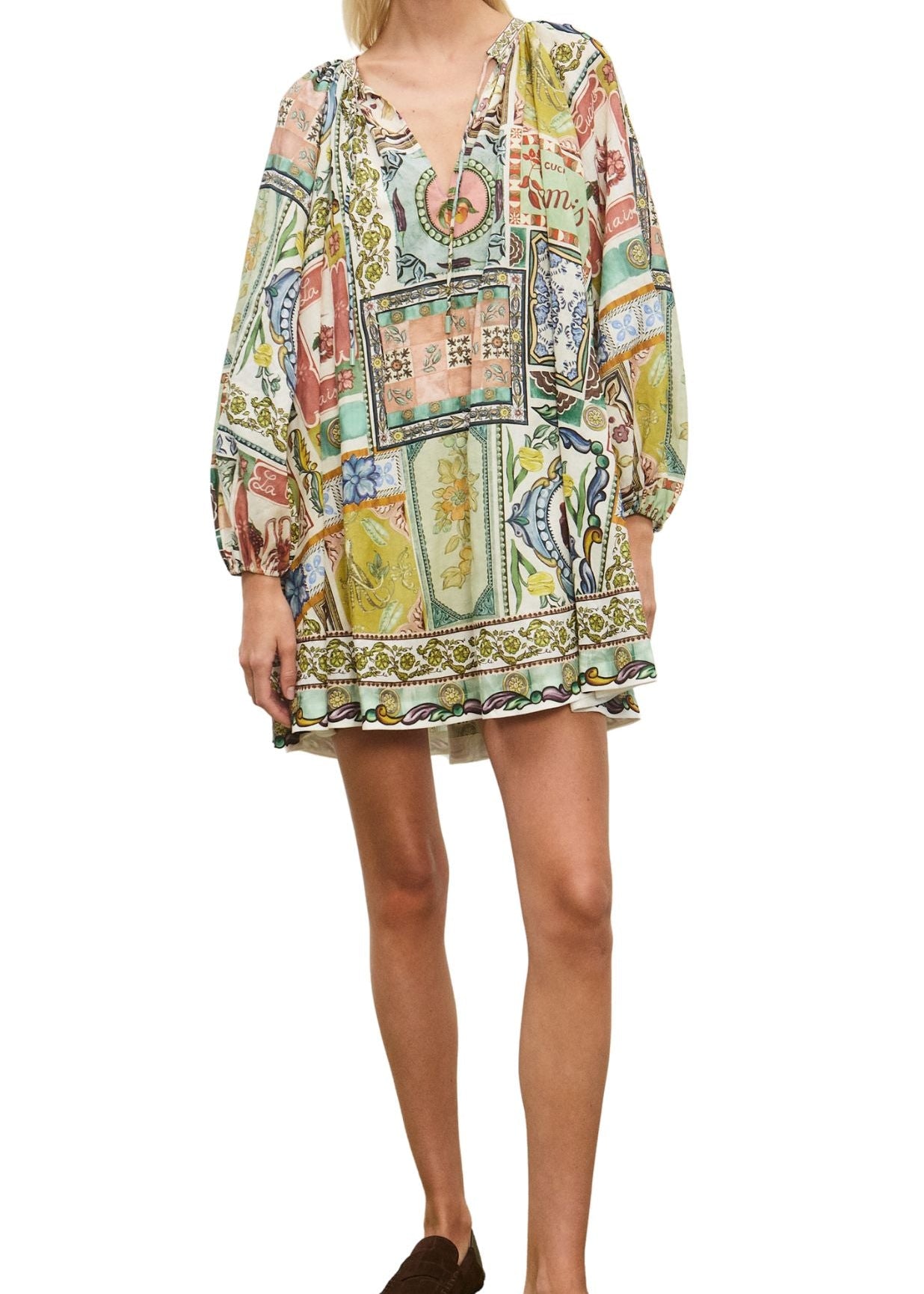 Alemais Tommasina Mini Dress - Vermillion