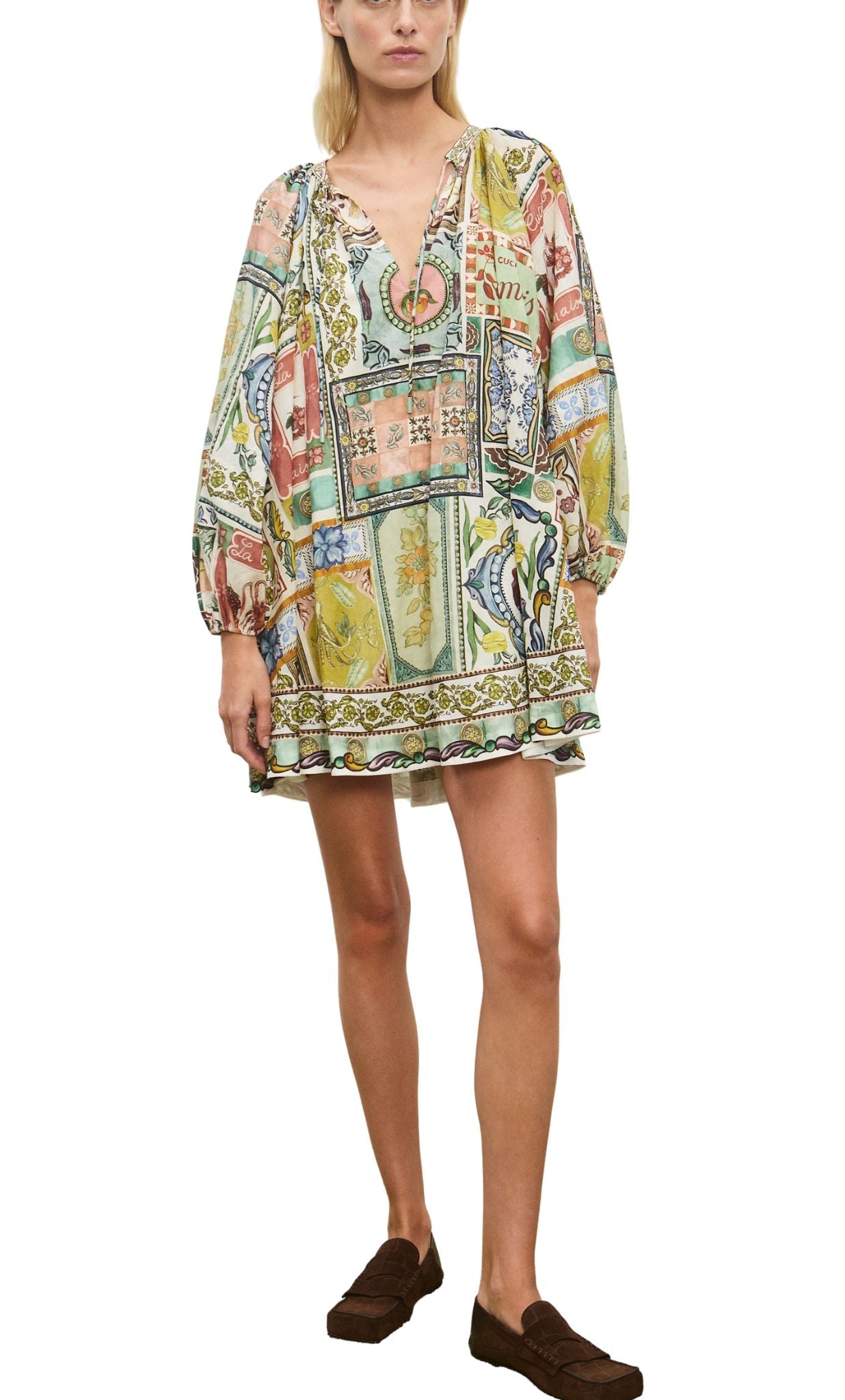 Alemais Tommasina Mini Dress - Vermillion