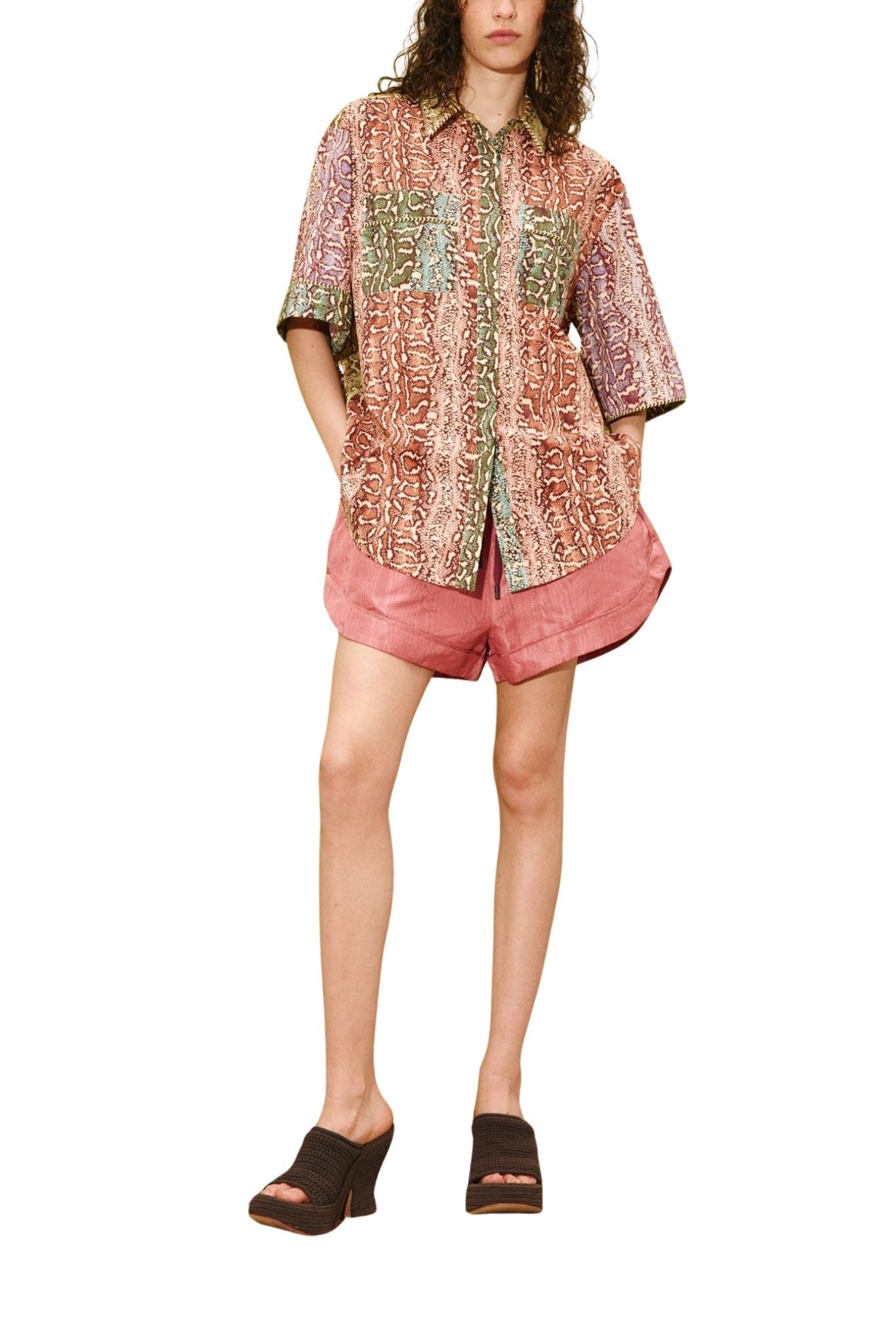 Alemais Varna Shirt - Vermillion